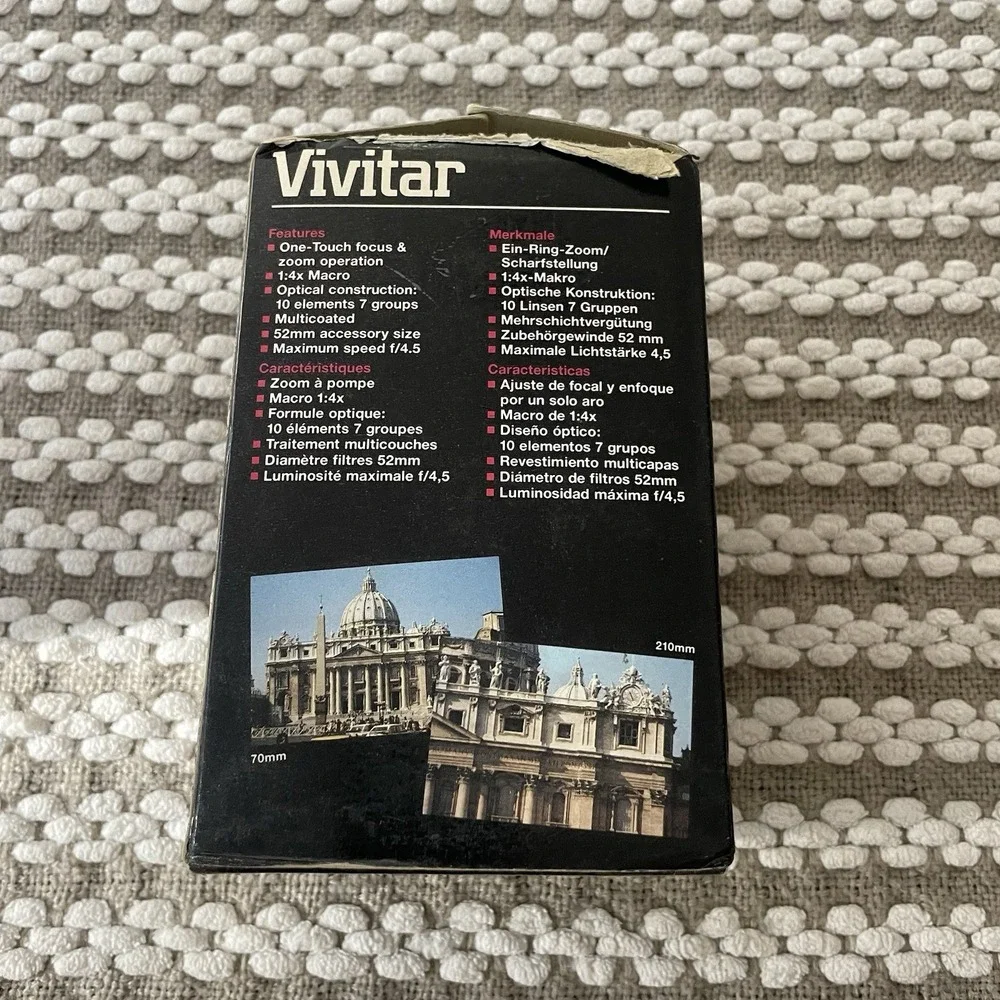 VINTAGE Vivitar 70-210mm f4.5-f5.6‎ Retro